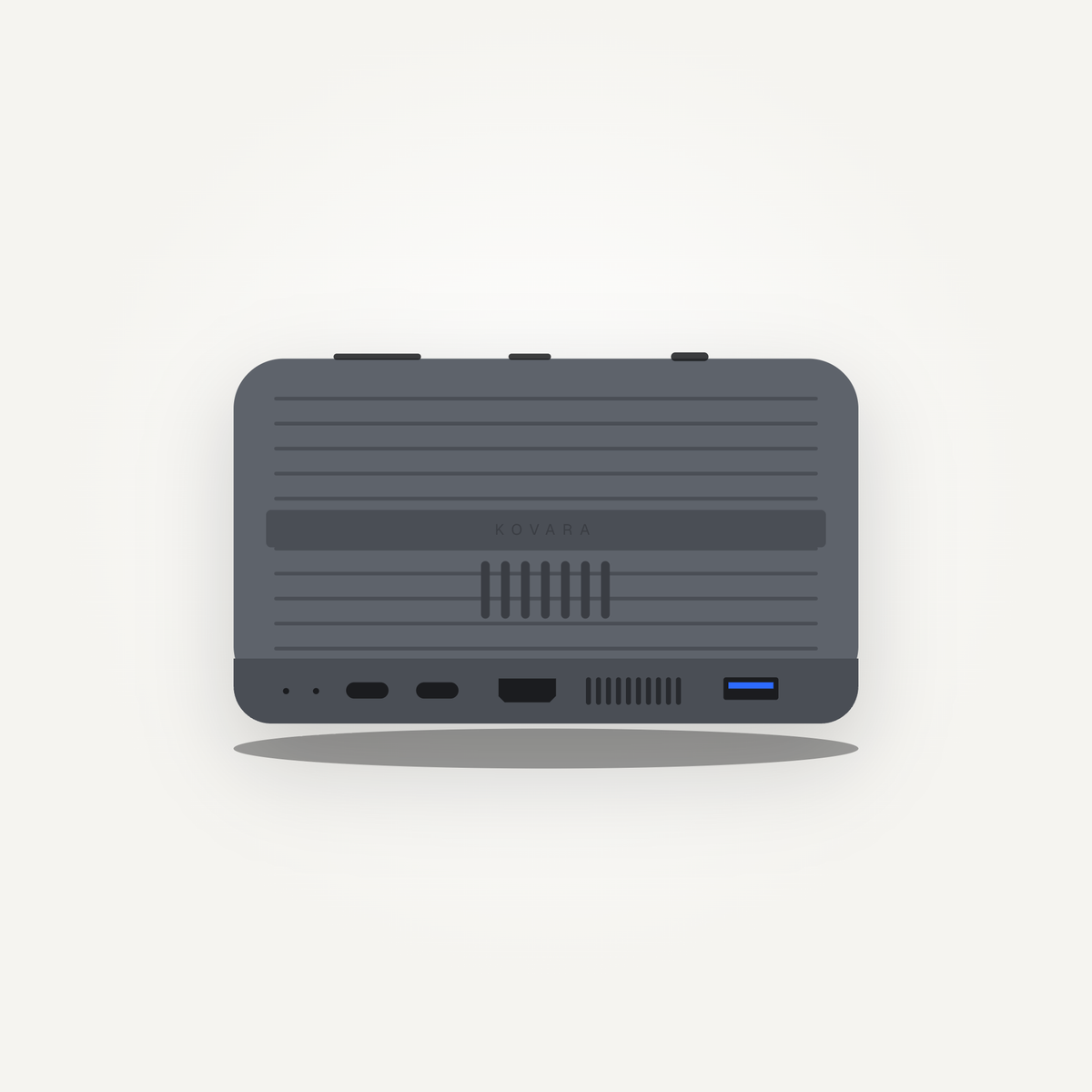 KOVARA Vault Mag — Magnetic 6-in-1 SSD Dock for iPhone