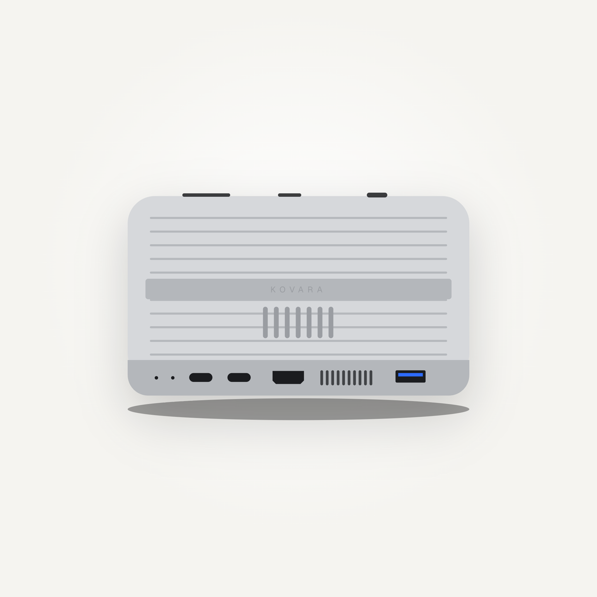 KOVARA Vault Mag — Magnetic 6-in-1 SSD Dock for iPhone